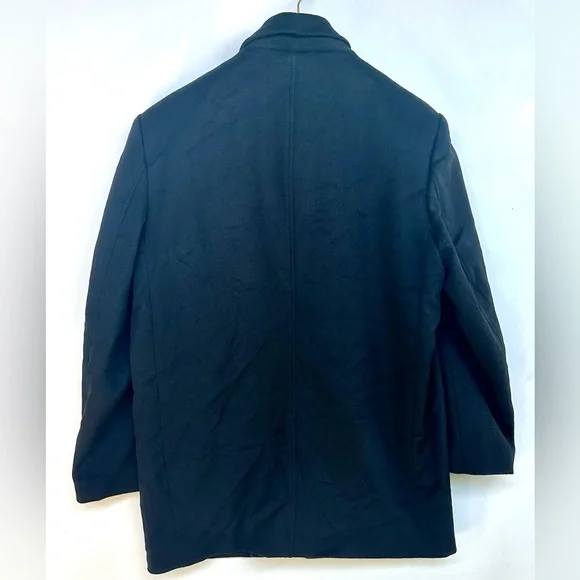 Cashmere blend Man’s Black Coat, M